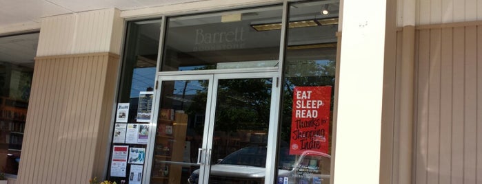 Barrett Bookstore is one of New local favs.