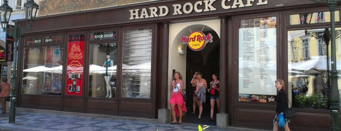 Hard Rock Cafe Prague is one of Prague beer safari.