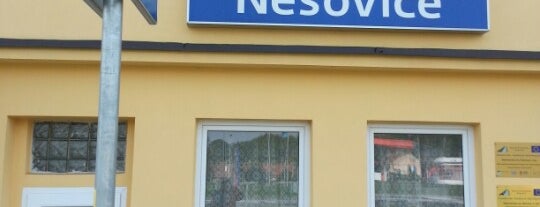 Železniční stanice Nesovice is one of Železniční stanice ČR (M-O).