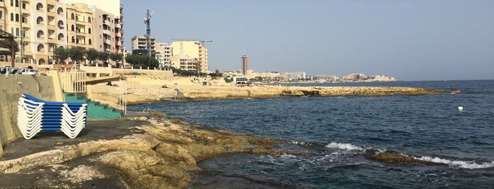 Sliema Beach is one of Sofiaさんのお気に入りスポット.