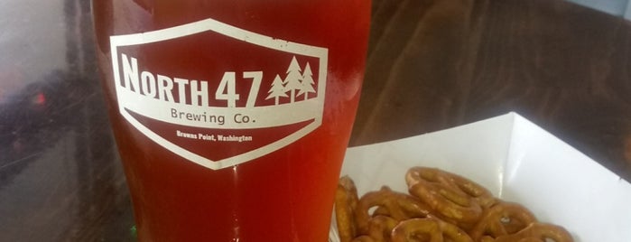 NORTH 47 Brewing is one of Puget Sound Breweries South.