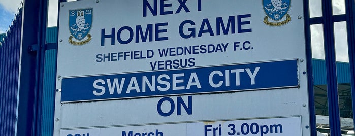 Hillsborough Stadium is one of Football grounds visited.