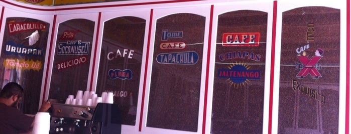 Café "Equis" is one of cafetear.
