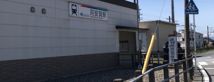 Kariyasuka Station is one of 名古屋鉄道 #1.