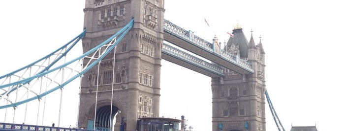 Tower Bridge is one of London Oct 2013.