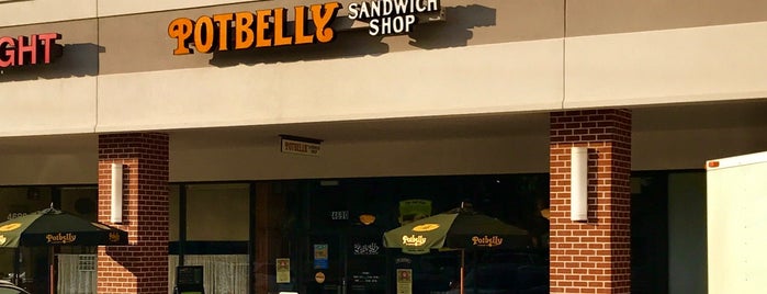 Potbelly Sandwich Shop is one of Signage.