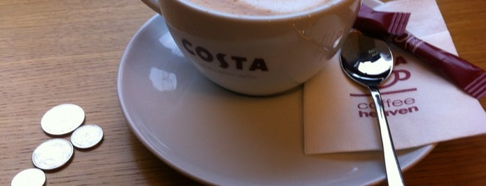 Costa Coffee is one of Coffee Heaven visited.