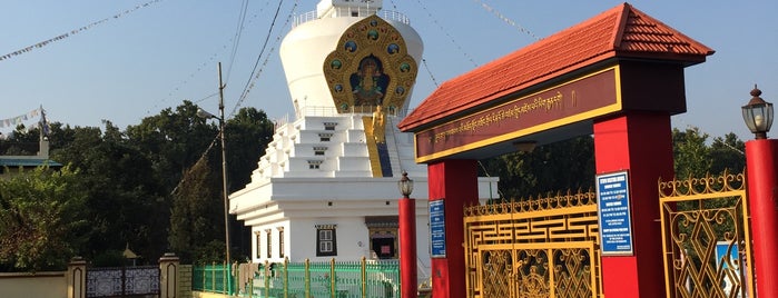 The World Peace Stupa is one of Tempat yang Disukai A.