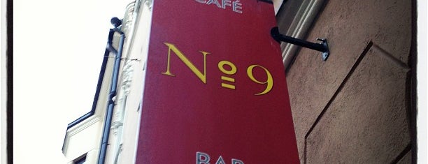 Café Bar 9 is one of MY FAVORITES.
