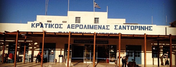 Aeropuerto Nacional de Santorini (Thira) (JTR) is one of Greece. Santorini.