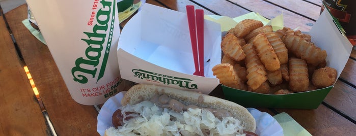 Nathan's Famous is one of Hot Dog Joints.