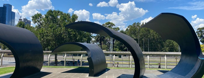Forward Surge (1982) by Inge King: Waves Sculpture is one of Melbourne.