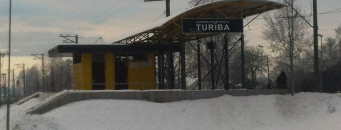 LDZ | Dzelzceļa stacija "BA Turība" is one of Turiba Campus.