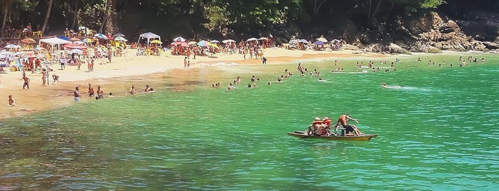 Praia do Éden is one of Guarujá.