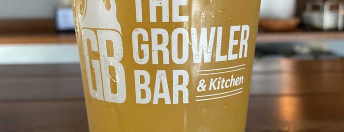 The Growler Bar is one of Tempat yang Disukai Josh.