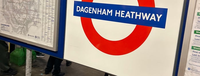 Dagenham Heathway London Underground Station is one of Stations - LUL used.