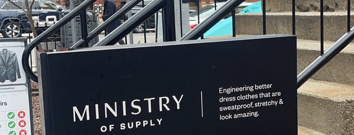 Ministry of Supply is one of Boston Shopping.