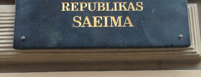 Latvijas Republikas Saeima  |  Saeima of the Republic of Latvia is one of Carl'ın Beğendiği Mekanlar.