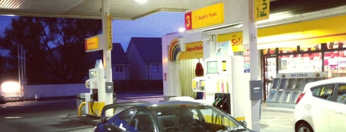 Shell is one of Shell Petrol Stations, Central Scotland.