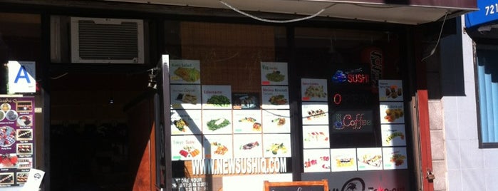 Sushi Q is one of Exploring in Astoria.
