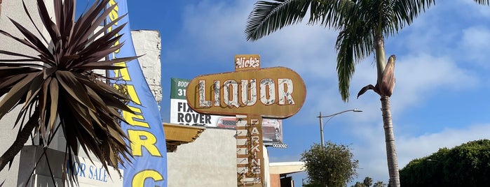 Nick's Liquor is one of Nikki's Vintage L.A. Signs (including OC).