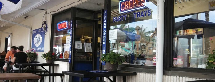 Opa gyros and crepes is one of OCNJ.