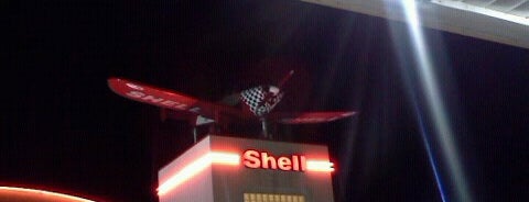 Shell is one of places.