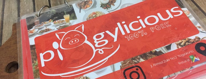 Piggylicious is one of Eat Eat Eat Yogyakarta.