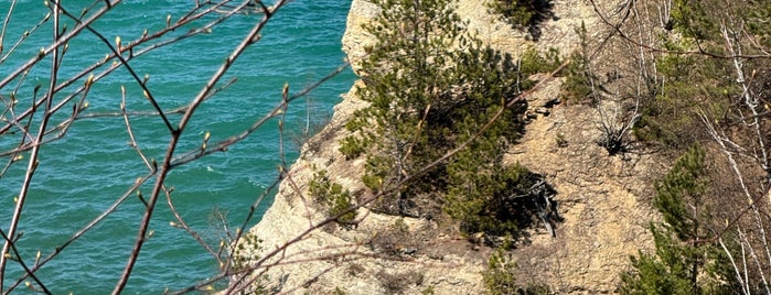 Pictured Rocks Cliffs - Upper Overlook is one of Michigan.
