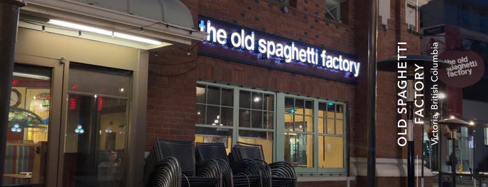 The Old Spaghetti Factory is one of Victoria.