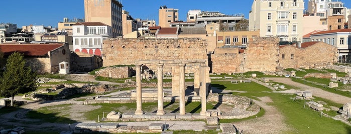 Hadrian's Library is one of [To-do] Athens.