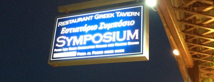 Symposium is one of Crete.