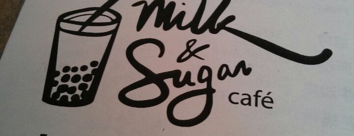 Milk & Sugar Café is one of Tempat yang Disukai Gustavo.