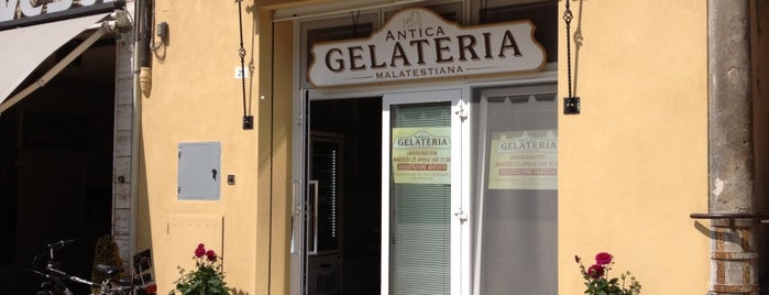 Antica Gelateria Malatestiana is one of Dolce Romagna.