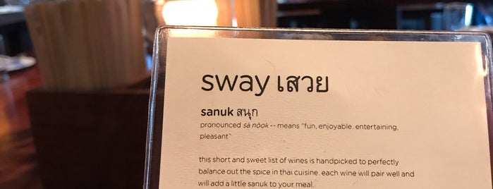 Sway Thai is one of mmm Faves.