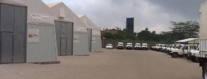 Kenya red cross logistics center is one of Africa.