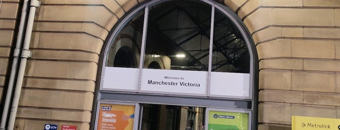 Manchester Victoria Metrolink Station is one of Train Trip.