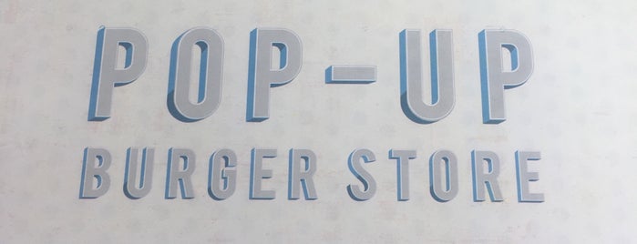 Pop-up Burger Store is one of Tempat yang Disukai Elif.