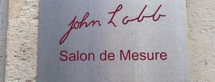 John Lobb is one of Elégance masculine à Paris.