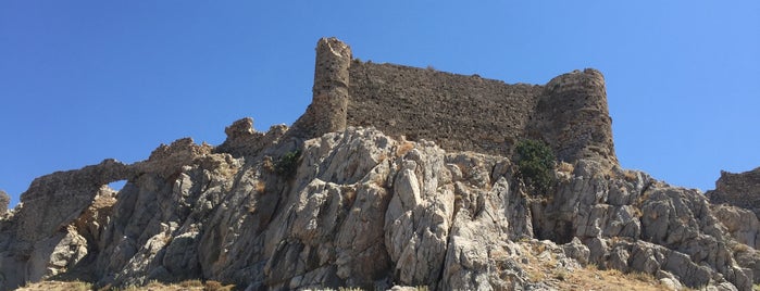 Feraklos Castle is one of Greece. Rhodes.