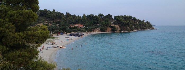 Koviou Beach is one of 🌞🌊Chalkidiki-->to The Beach 🐋🐬🐟🐠🐡🦀.