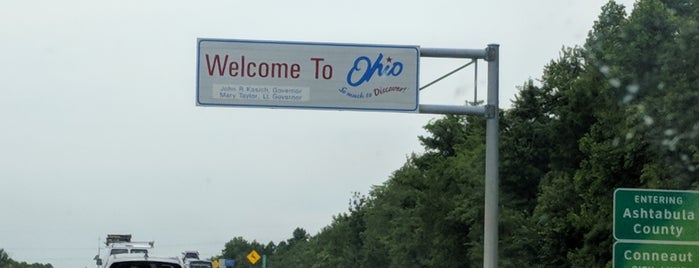 Ohio / Pennsylvania State Line is one of Road Trip 2012.