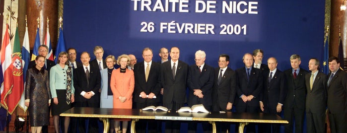 Palais des Ducs de Savoie is one of Building the EU: the main treaties.