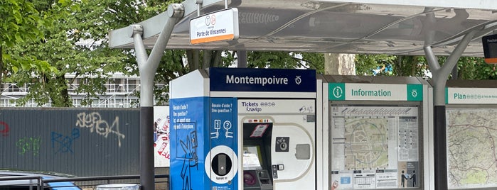 Station Montempoivre [T3a] is one of Paris 12eme Est.