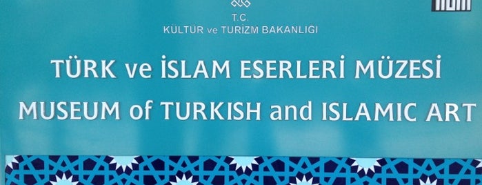 Türk ve İslam Eserleri Müzesi is one of İstanbul'daki Müzeler (Museums of Istanbul).