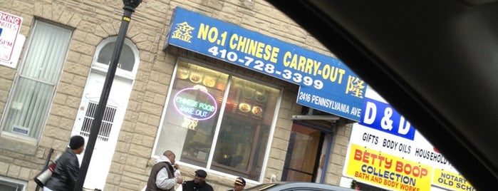 No. 1 Chinese Carry Out is one of my list.