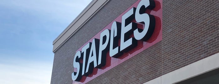 Staples is one of Frequent Places.