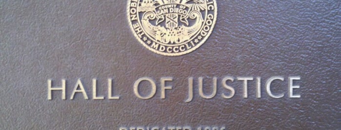 Hall Of Justice - San Diego Superior Court is one of Locais curtidos por Sergio M. 🇲🇽🇧🇷🇱🇷.