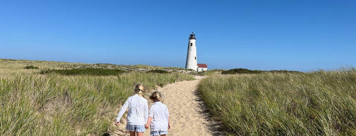 Great Point Lighthouse is one of Nantucket, MA.