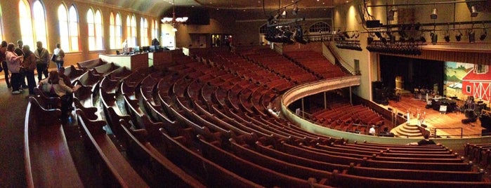 Ryman Auditorium is one of Nashville.
